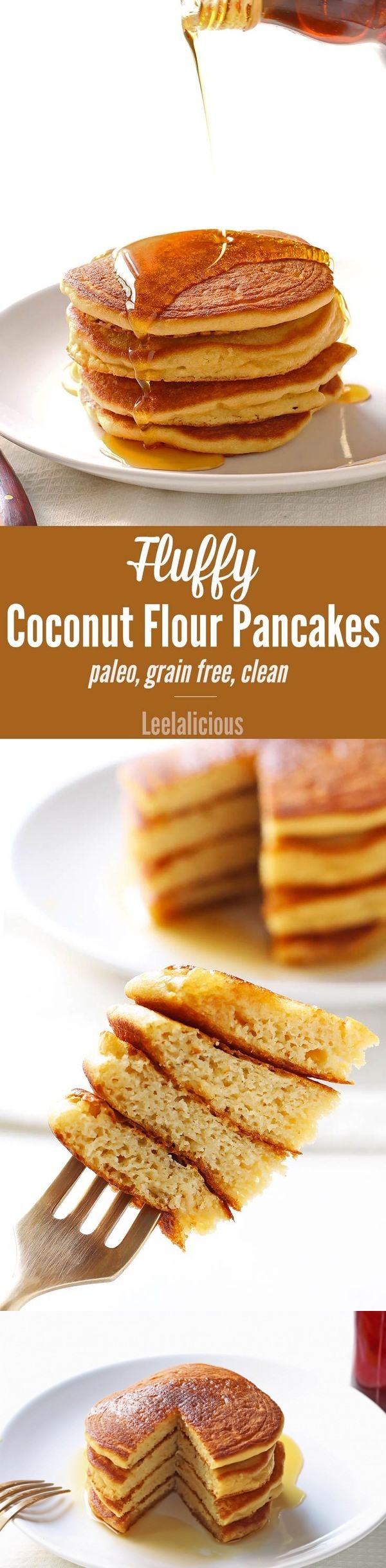 Fluffy Coconut Flour Pancakes (Grain Free