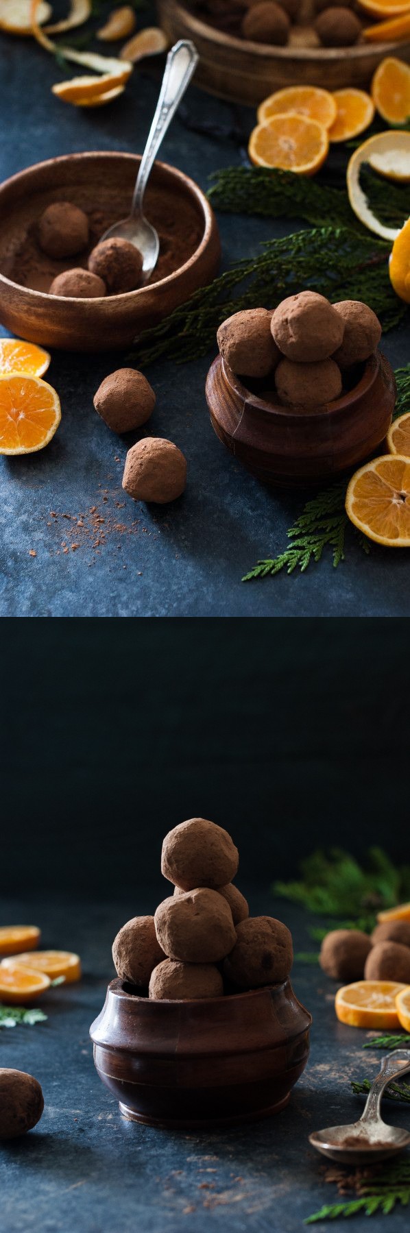 Fresh Orange & Dark Chocolate Truffles