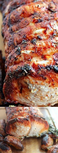 Garlic and Herb Pork Roast...A One Pot