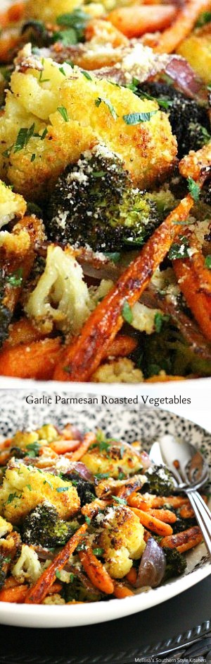 Garlic Parmesan Roasted Vegetables