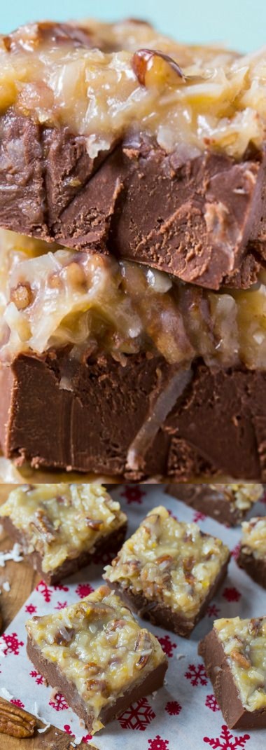 German Chocolate Fudge