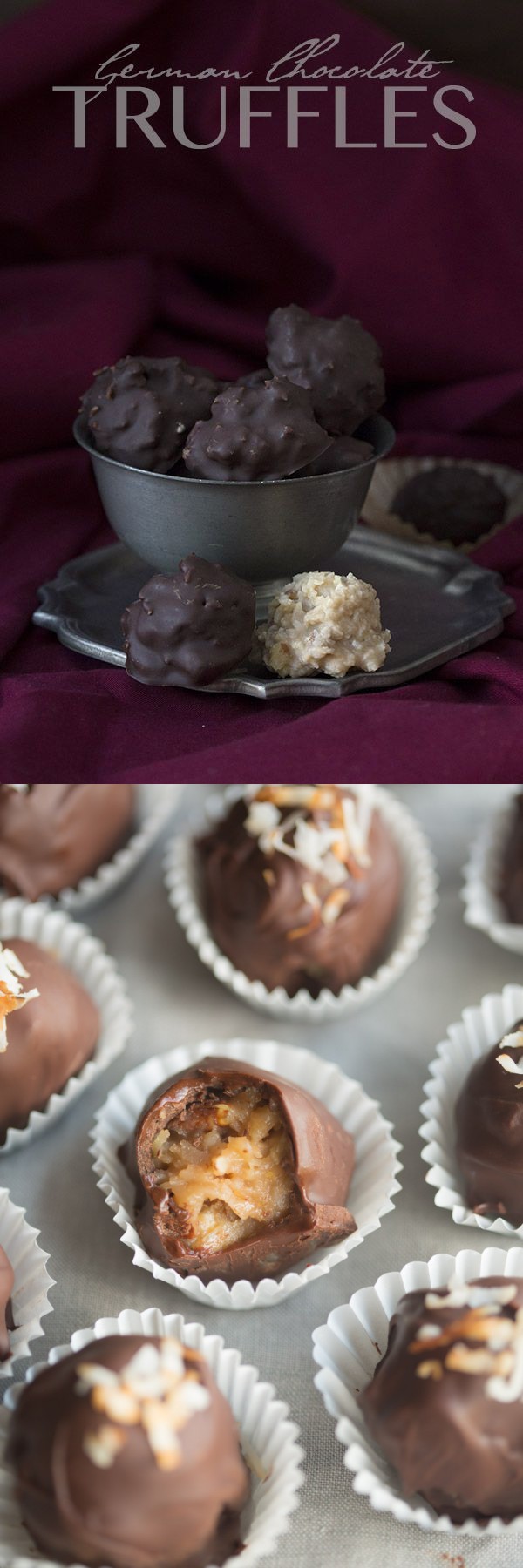 German Chocolate Truffles