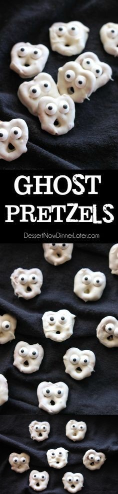 Ghost Pretzels