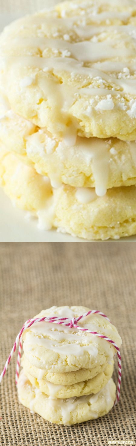 Glazed Lemon Sugar Cookies