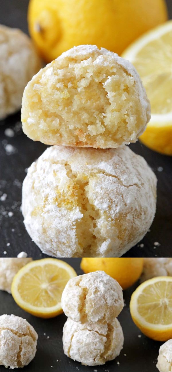 Gluten Free Lemon Crinkle Cookies