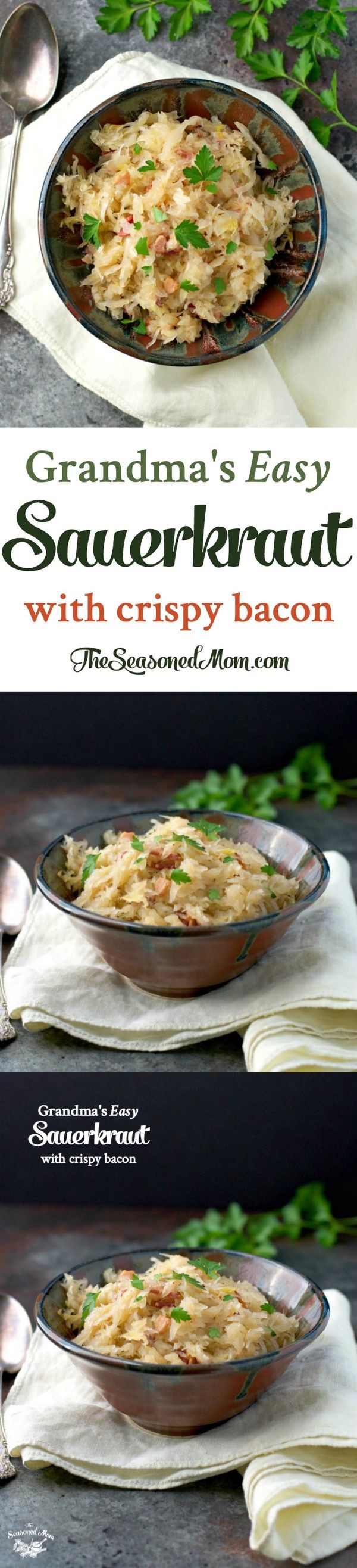 Grandma's Easy Sauerkraut with Crispy Bacon