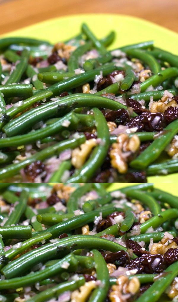 Green Beans with Cranberries & Walnuts