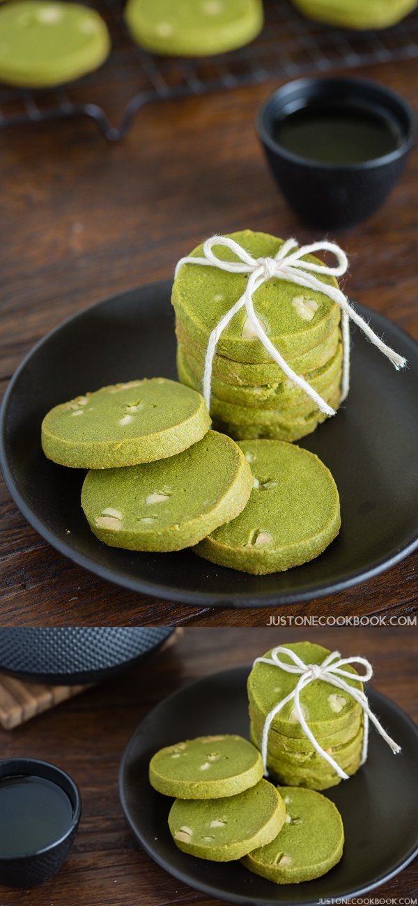 Green Tea White Chocolate Cookies