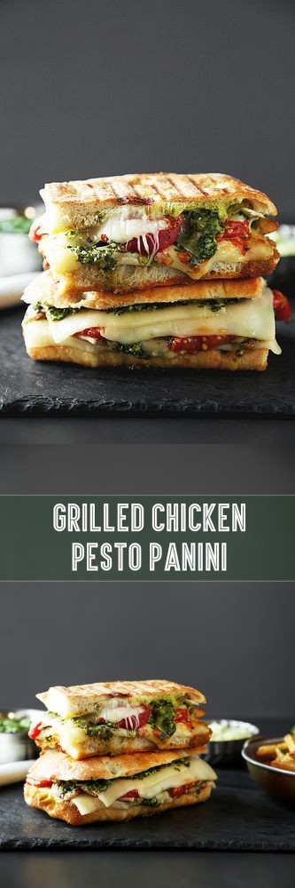 Grilled Chicken Pesto Panini