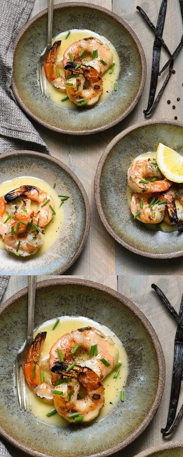 Grilled Shrimp with Vanilla Beurre Blanc