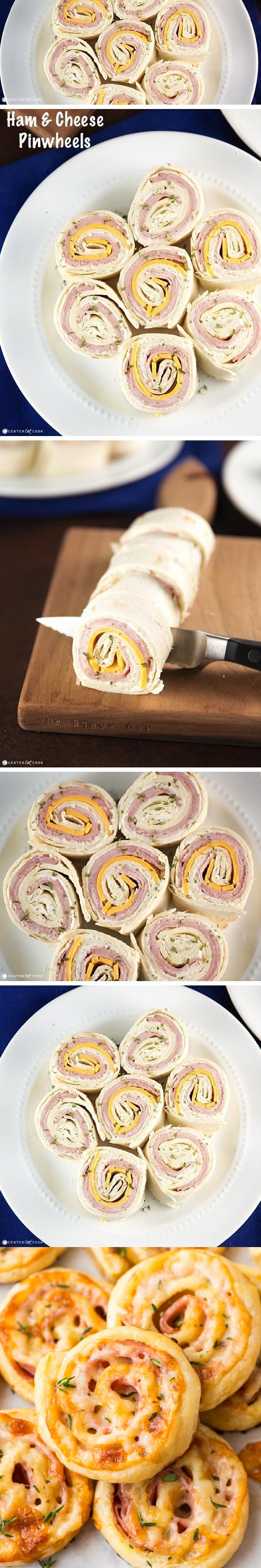 Ham and Cheese Pinwheels