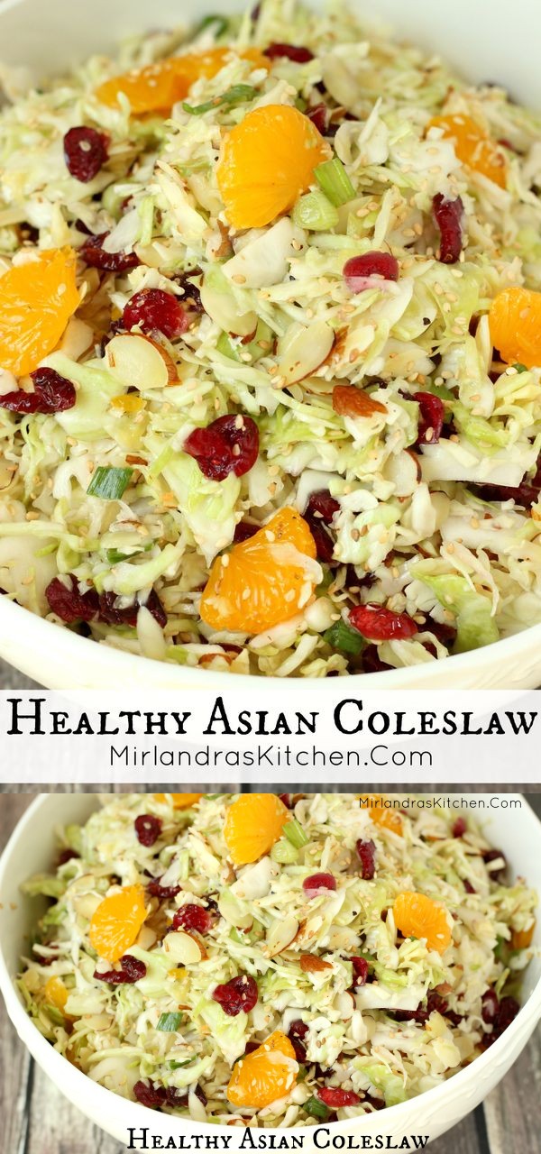 Healthy Asian Coleslaw