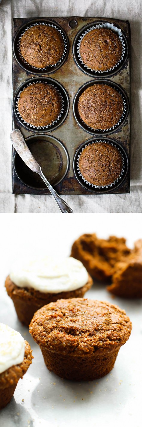 Healthy Gingerbread Muffins