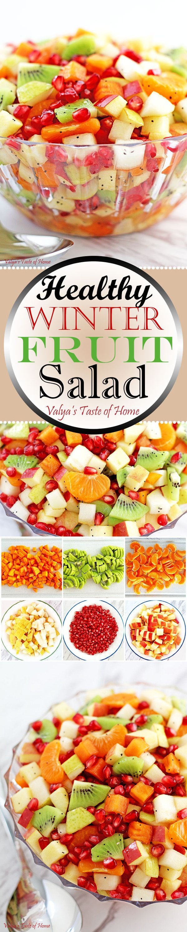 Healthy Winter Fruit Salad