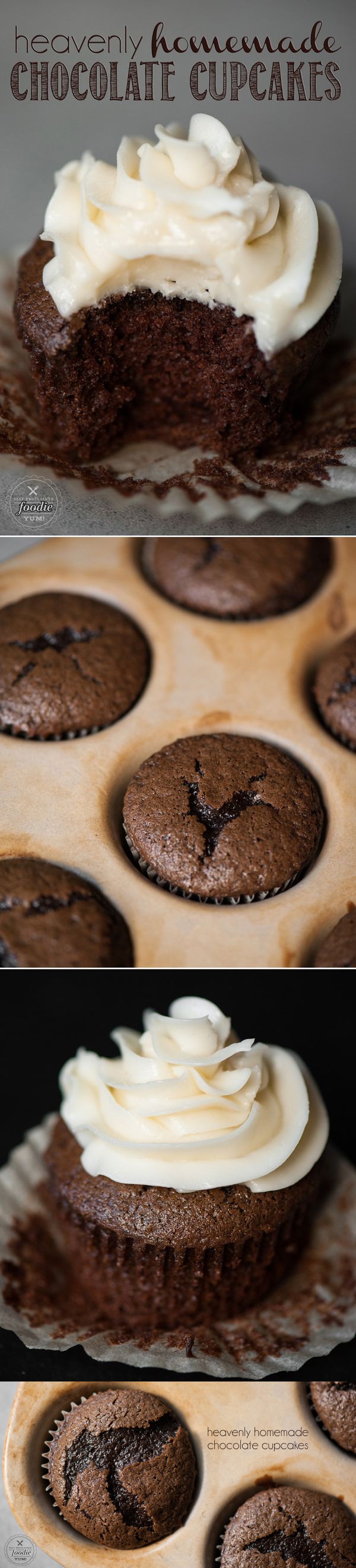 Heavenly Homemade Chocolate Cupcakes