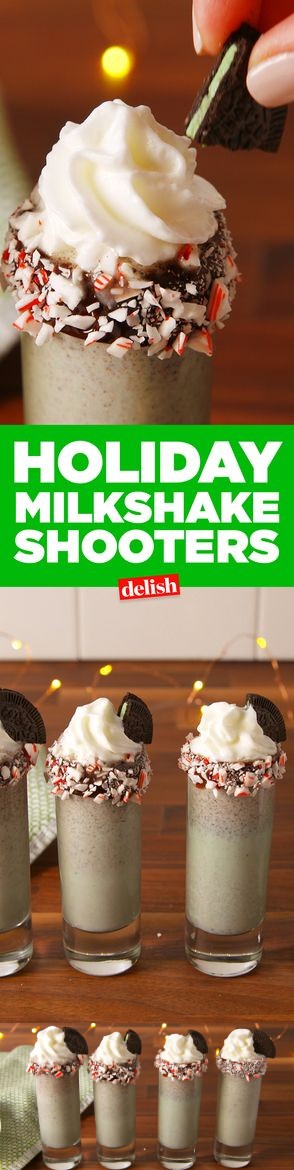 Holiday Milkshake Shooters