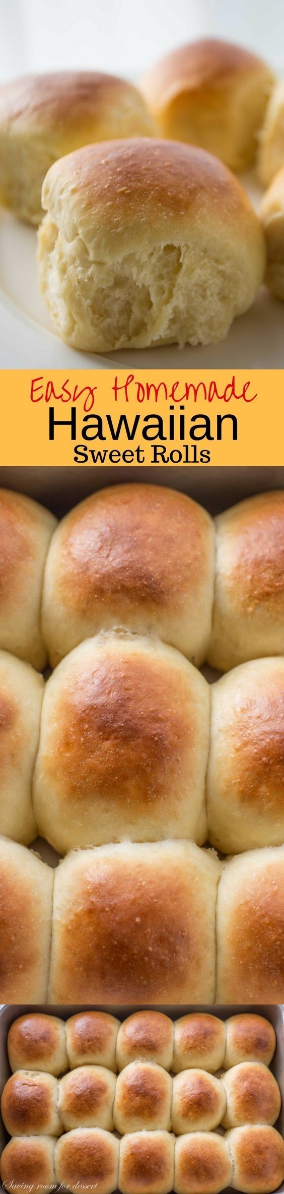 Homemade Hawaiian Sweet Rolls