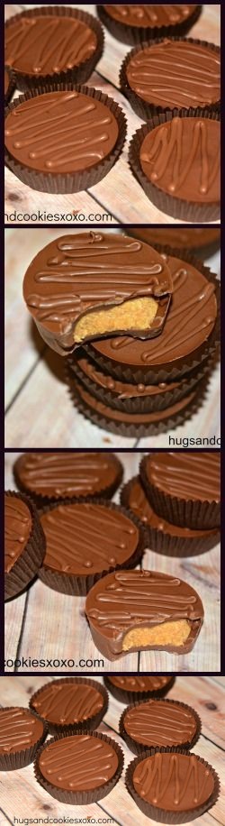 Homemade peanut butter cups