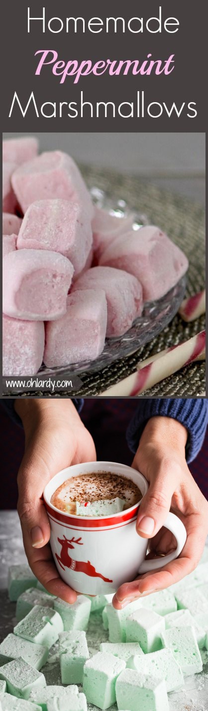 Homemade Peppermint Marshmallows