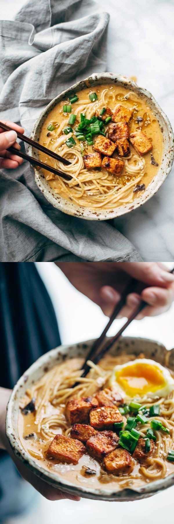 Homemade Spicy Ramen with Tofu