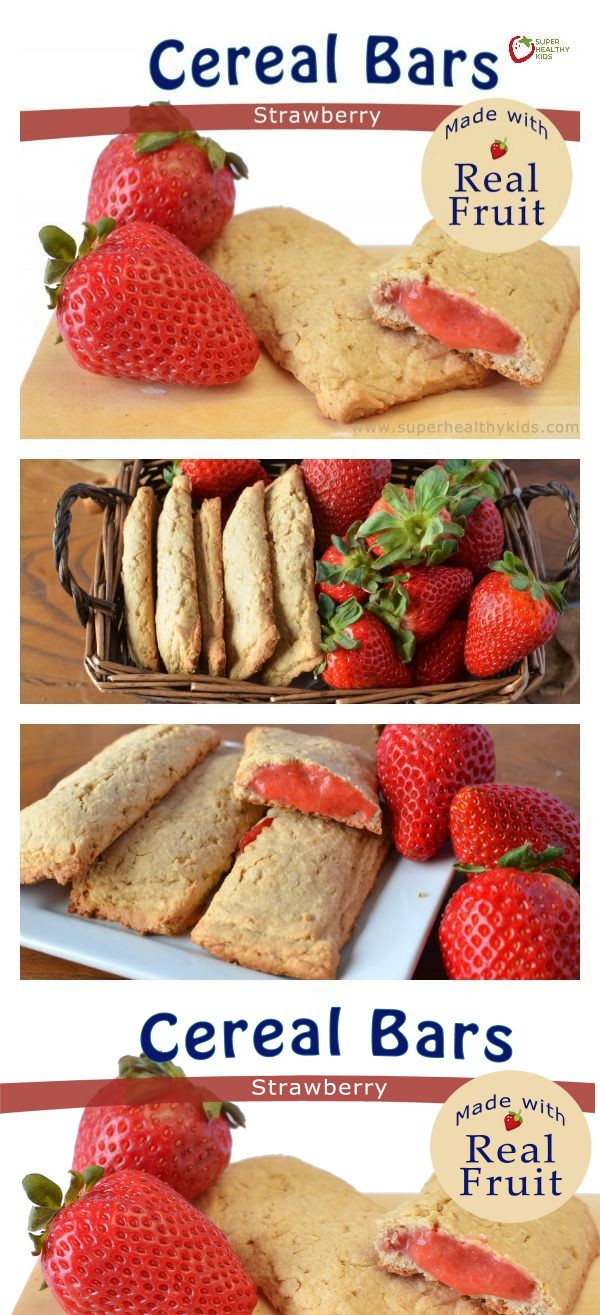 Homemade Strawberry Cereal Bars