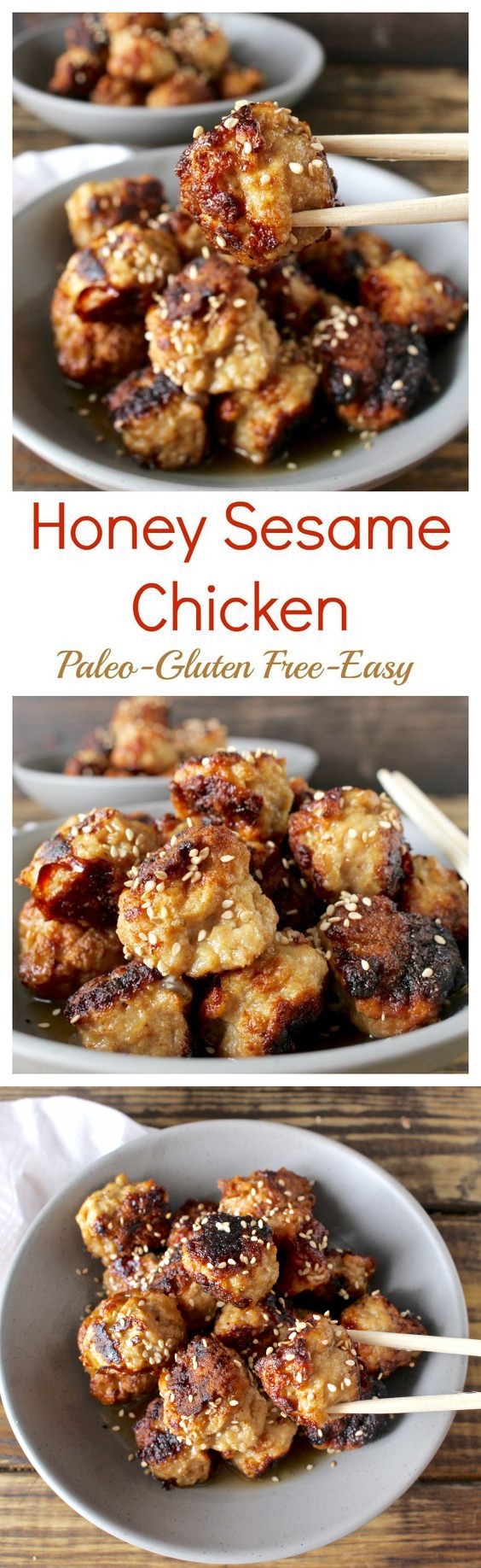 Honey Sesame Chicken (Paleo