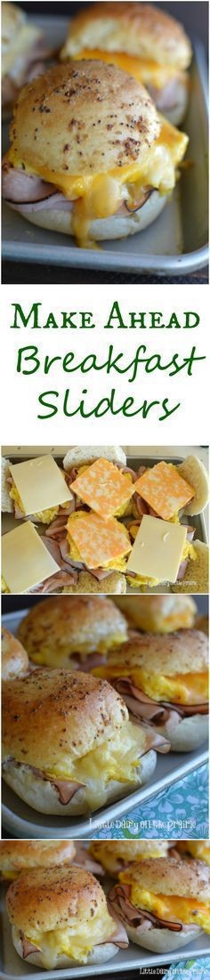 Hot Breakfast Egg and Cheese Sliders