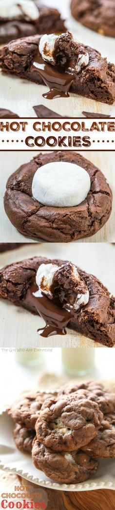 Hot Chocolate Cookies