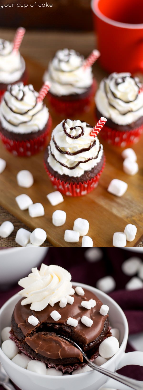 Hot Chocolate Cupcakes