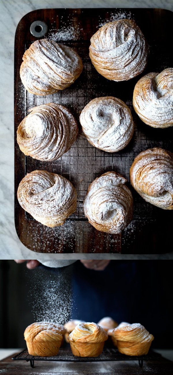 How to make cruffin with pasta machine