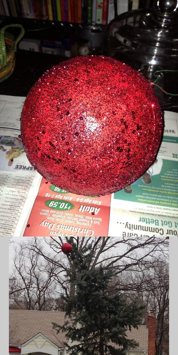 How to Make Large Outdoor Ornaments for Less