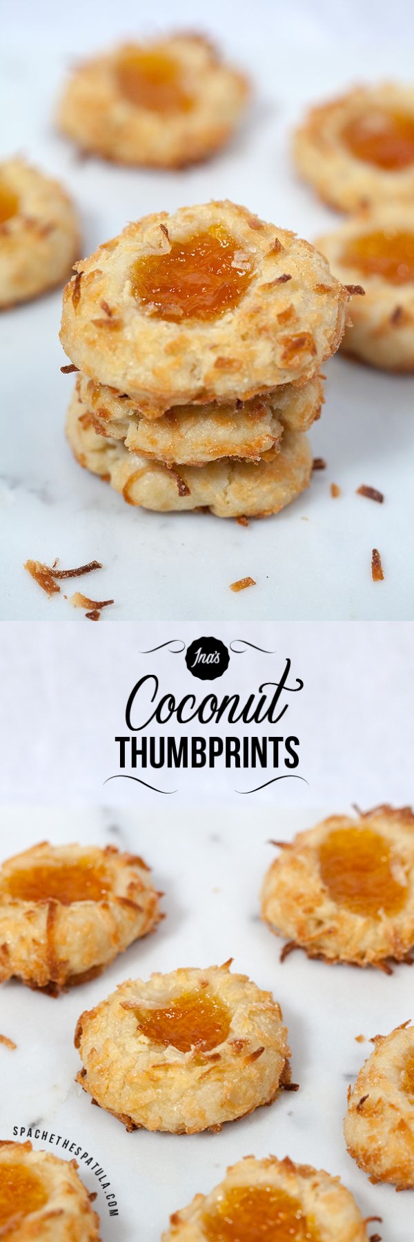 Ina’s Coconut Thumbprint Cookies