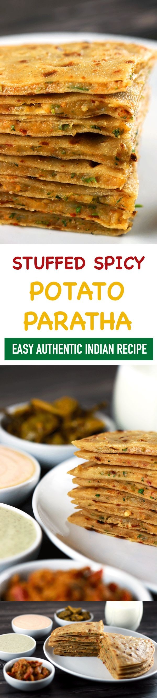 Indian Stuffed Potato Paratha