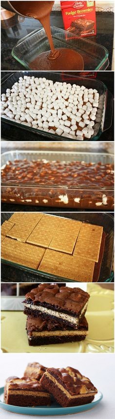 Inside Out S'mores Bars