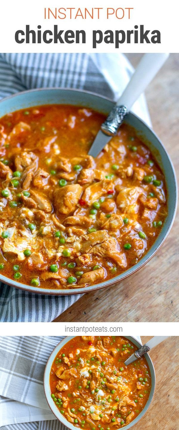 Instant Pot Chicken Paprika