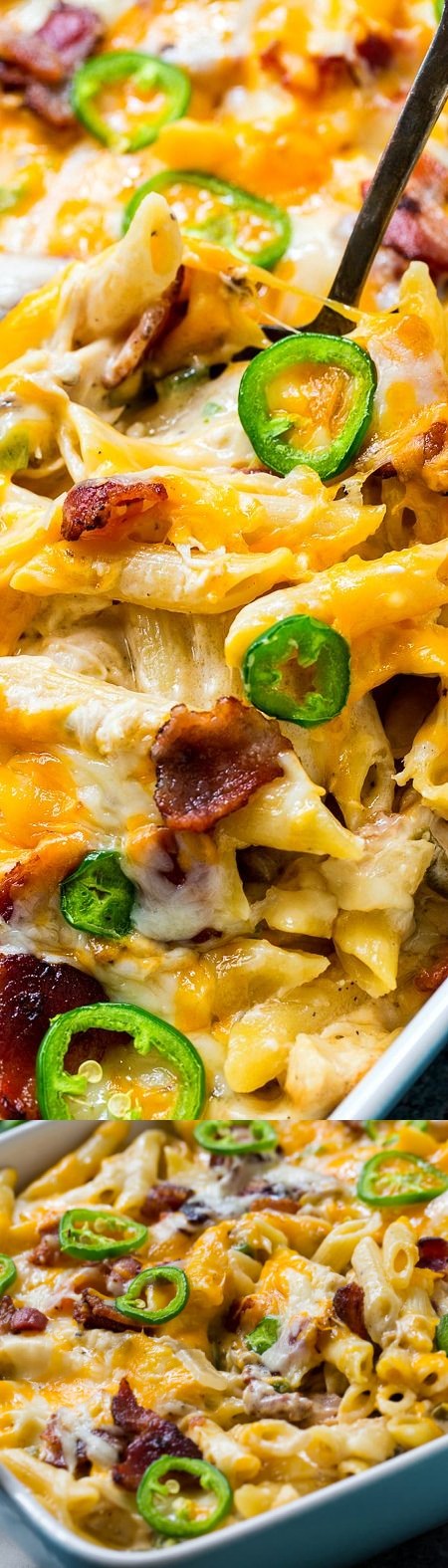 Jalapeno Popper Chicken Casserole