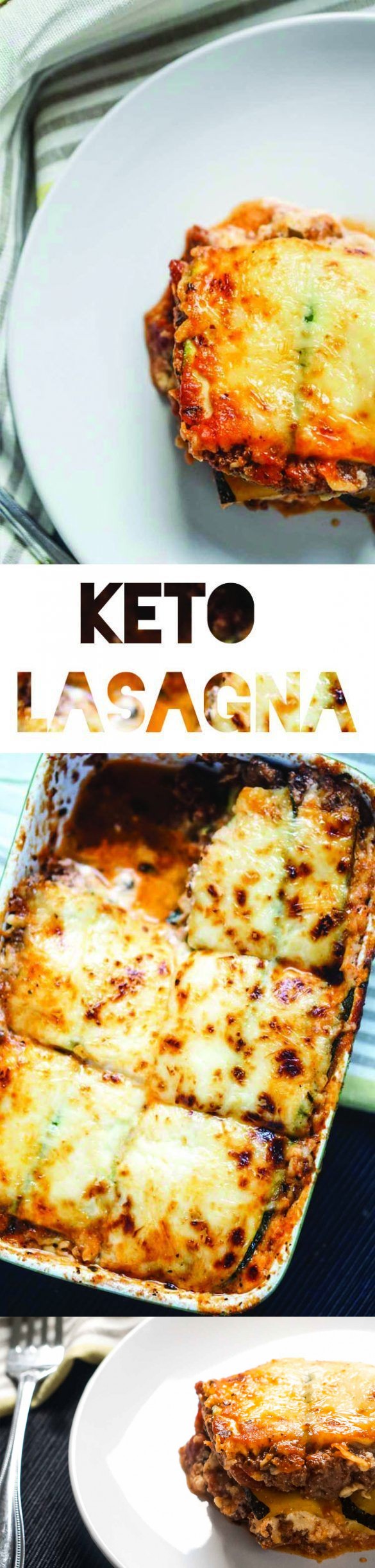 Keto Lasagna with Zucchini Noodles