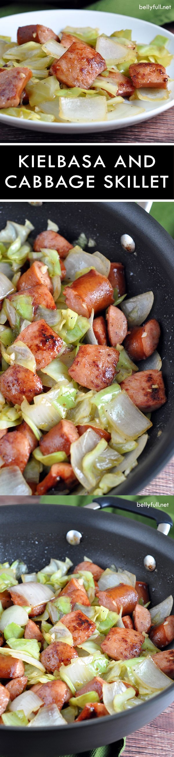 Kielbasa and Cabbage Skillet