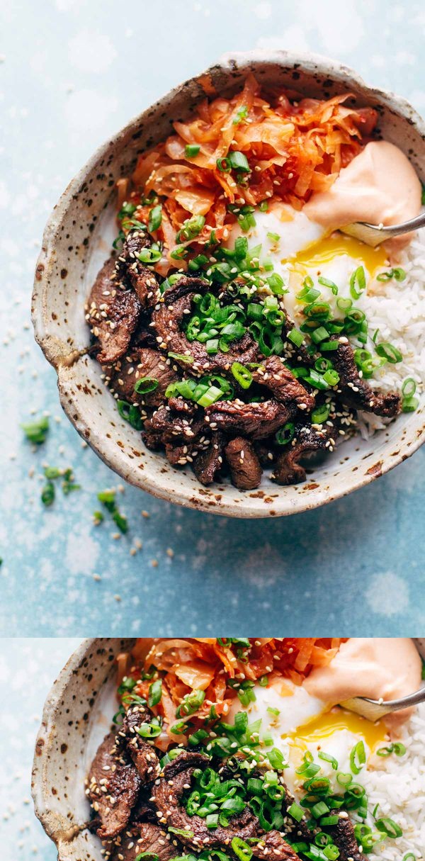 Korean BBQ Yum Yum Rice Bowls