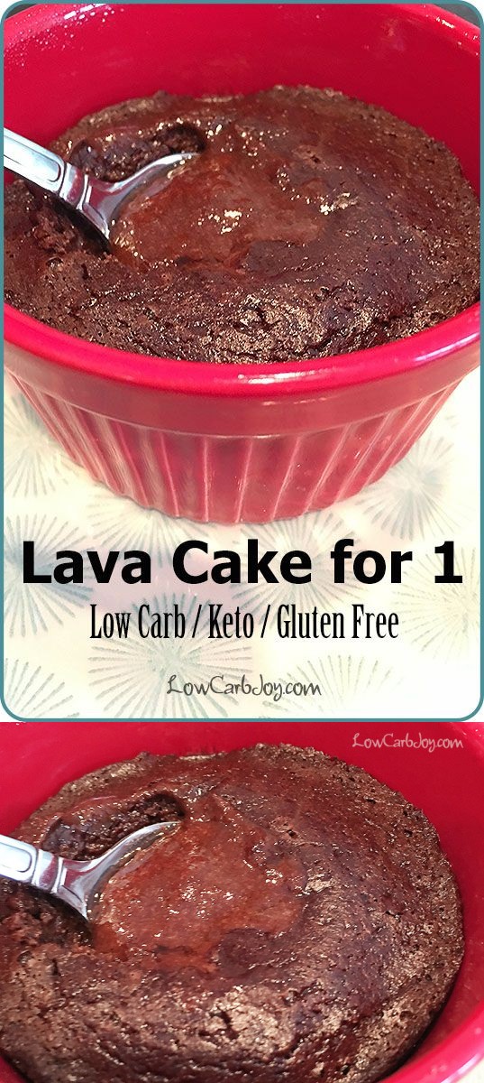 Lava Cake for 1~ Low Carb