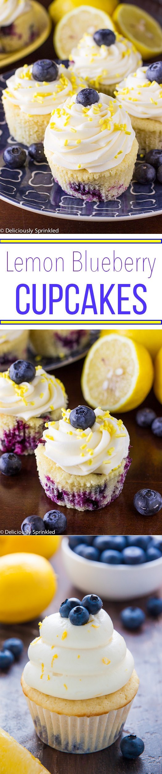 Lemon Blueberry Cupcakes