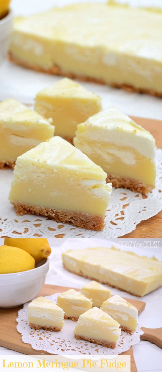 Lemon Meringue Pie Fudge