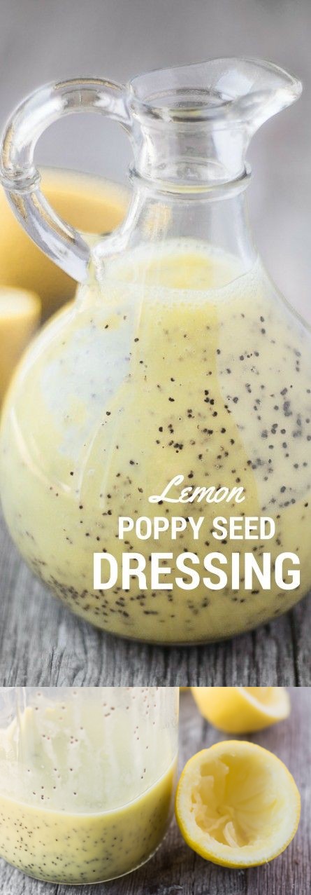 Lemon Poppy Seed Dressing