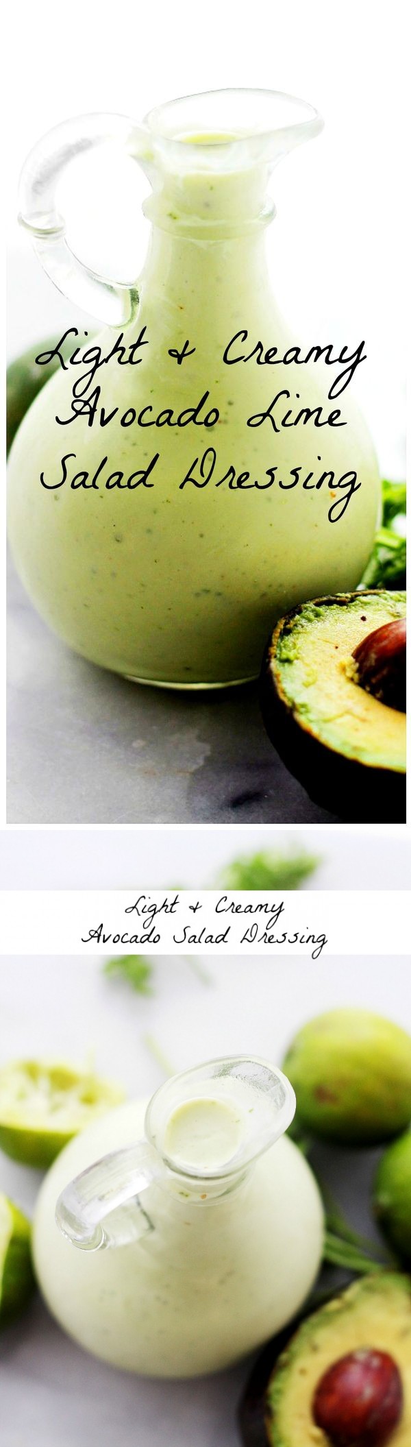 Light and Creamy Avocado-Lime Salad Dressing