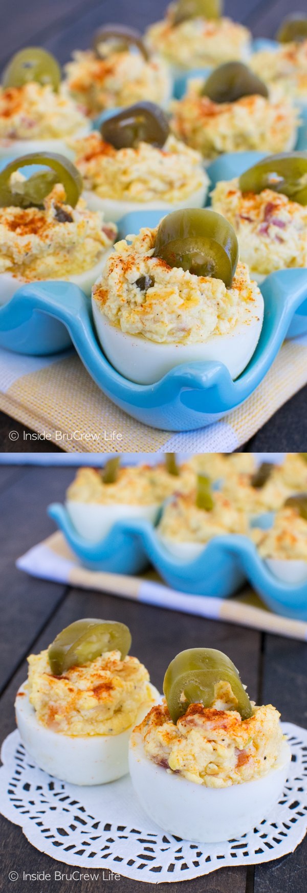 Loaded Bacon Jalapeno Deviled Eggs