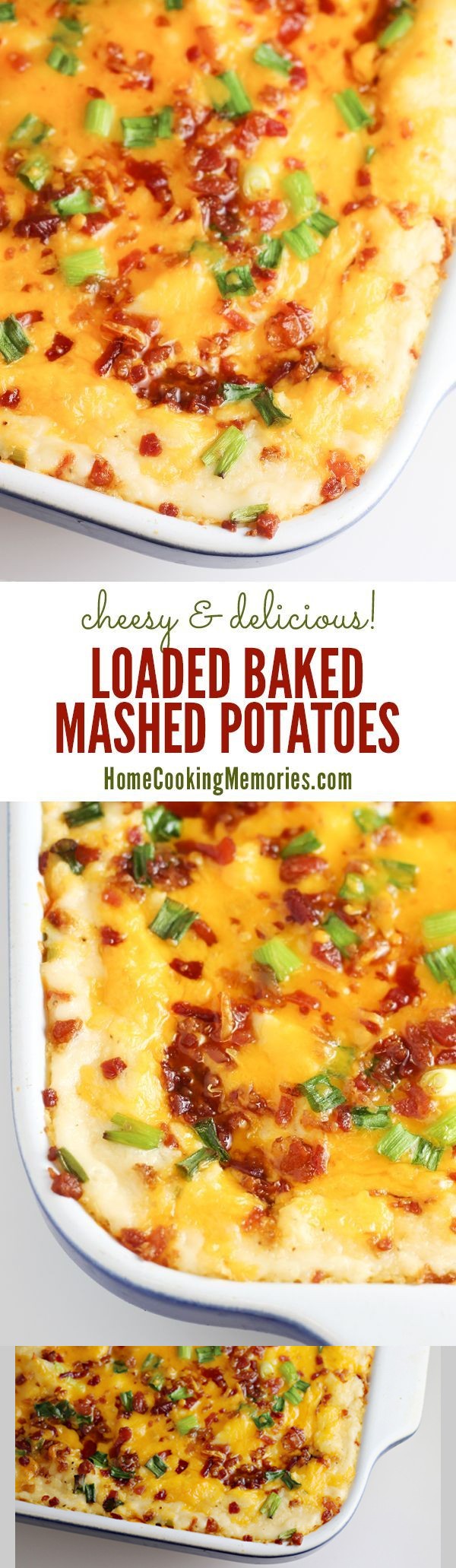 Loaded Baked Mashed Potatoes