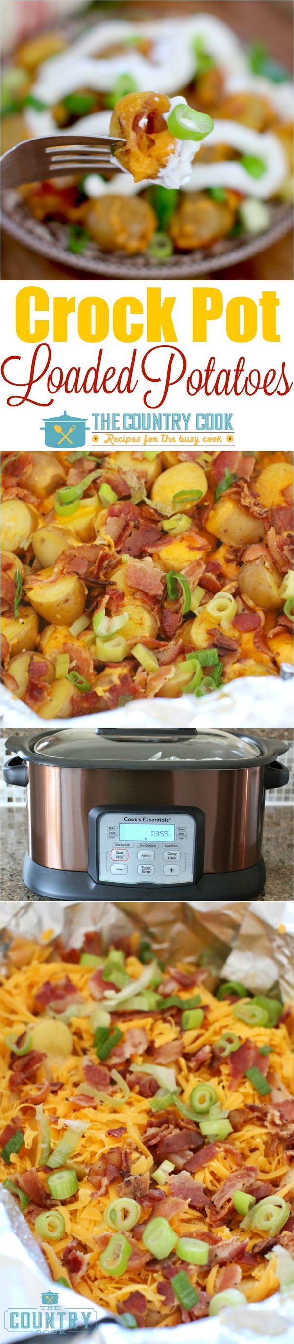 Loaded Crock Pot Little Potatoes