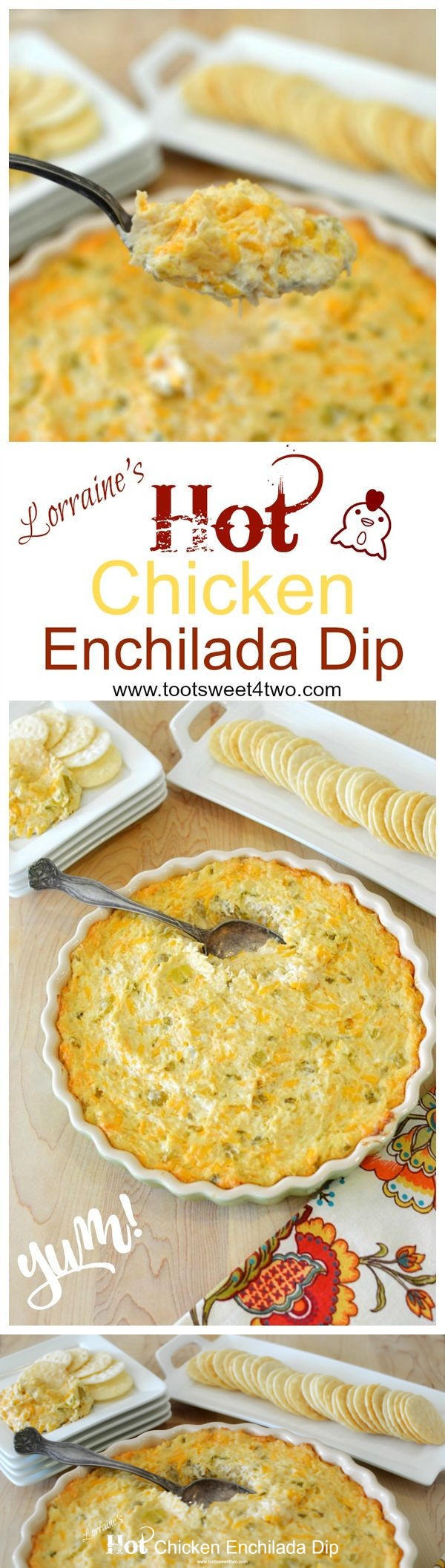 Lorraine's Hot Chicken Enchilada Dip