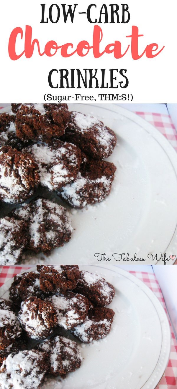 Low-Carb Chocolate Crinkles