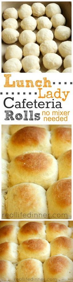 Lunch Lady Cafeteria Rolls (Step by Step Pictures and Instructions....NO MIXER NEEDED